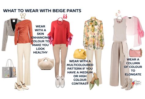 what goes with beige trousers.